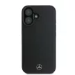 Mercedes MEHMP16S23RBARK iPhone 16 6.1" cárny/fekete kemény tok Texturált és sima bőr MagSafe