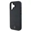 Mercedes MEHMP16S23RBARK iPhone 16 6.1" cárny/fekete kemény tok Texturált és sima bőr MagSafe