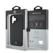 Mercedes MEHMP16S23RBARK iPhone 16 6.1" cárny/fekete kemény tok Texturált és sima bőr MagSafe