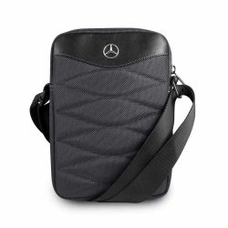   Mercedes-Benz Pattern III 10" tablet tartó táska, karbon hatású, fekete