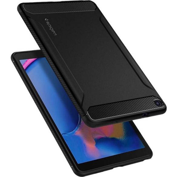 Spigen Rugged Armor Samsung Galaxy Tab A 8.0  P200/P205 (2019) ütésálló hátlap, tok, fekete