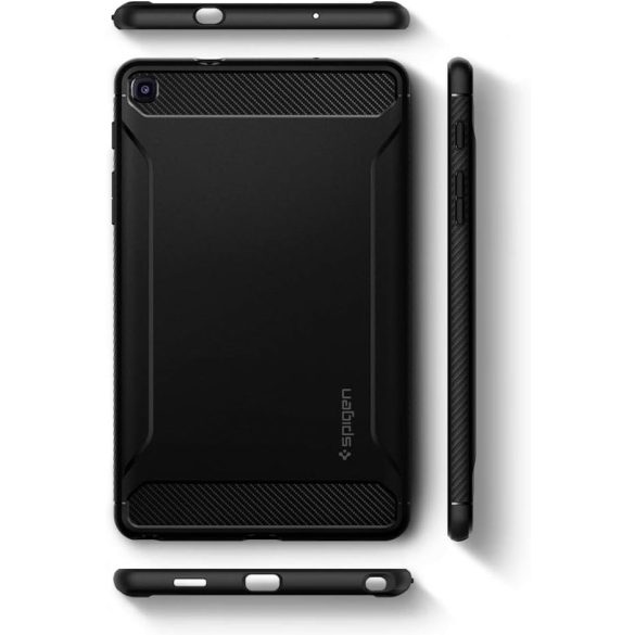 Spigen Rugged Armor Samsung Galaxy Tab A 8.0  P200/P205 (2019) ütésálló hátlap, tok, fekete