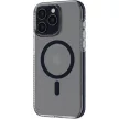 Tech21 EvoCrystal MagSafe iPhone 15 Pro Max MagSafe hátlap tok, titanium-sötétkék