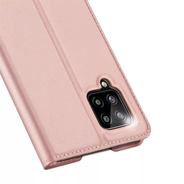 Dux Ducis Skin Pro Samsung Galaxy A42 5G oldalra nyíló tok, rózsaszín