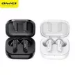 Awei T36 TWS Bluetooth headset akkumulátoros töltő tokkal, fekete