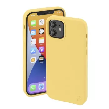   Hama Magcase Finest Sense Case iPhone 12/12 Pro, MagSafe hátlap, tok, sárga