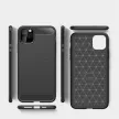 Carbon Case Flexible iPhone 11 Pro Max hátlap, tok, sötétkék