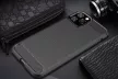 Carbon Case Flexible iPhone 11 Pro Max hátlap, tok, sötétkék