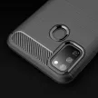 Carbon Case Flexible Samsung Galaxy Note 10 hátlap, tok, fekete