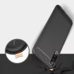 Carbon Case Flexible Samsung Galaxy A70s hátlap, tok, fekete