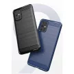 Carbon Case Flexible Samsung Galaxy S20 Ultra hátlap, tok, sötétkék