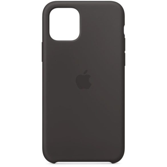 Apple gyári iPhone 11 Pro szilikon hátlap, tok (bontott doboz), fekete