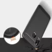 Carbon Case Flexible Samsung Galaxy A20/A30/A50/A50s/A30s hátlap, tok, sötétkék