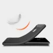 Carbon Case Flexible Samsung Galaxy A20/A30/A50/A50s/A30s hátlap, tok, sötétkék