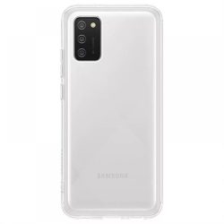   Samsung Soft Clear Samsung Galaxy A22 4G (EF-QA225TTEG) gyári hátlap, tok, átlátszó