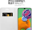 Smart Magnetic Samsung Galaxy J7 (2017) oldalra nyíló tok, ezüst