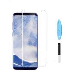   Samsung Galaxy S8 UV 5D Full Glue teljes kijelzős edzett üvegfólia (tempered glass), 9H keménységű, átlátszó