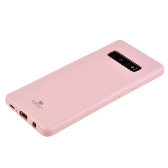 Mercury Goospery Jelly Case Samsung Galaxy S10 Plus hátlap, tok, rózsaszín