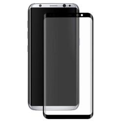   Samsung Galaxy S8 5D Full Glue teljes kijelzős edzett üvegfólia (tempered glass) 9H keménységű, fekete