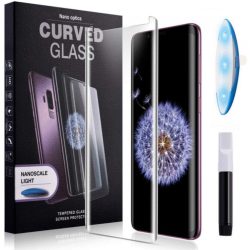   Samsung Galaxy S10 Plus UV 5D Full Glue teljes kijelzős edzett üvegfólia (tempered glass), 9H keménységű, átlátszó