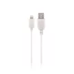 Maxlife MXTC-01 hálózati töltő adapter, gyorstöltő, 1A + iPhone lightning kábel, fehér