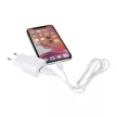 Maxlife MXTC-01 hálózati töltő adapter, gyorstöltő, 1A + iPhone lightning kábel, fehér