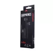 Maxlife MXEP-02 vezetékes fülhallgató, headset, 3.5mm jack, fekete