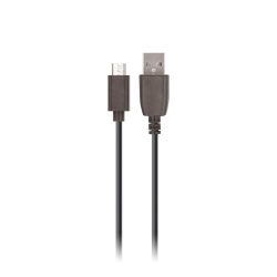 Maxlife Micro-USB adat- és töltőkábel, 1A, 1m, fekete