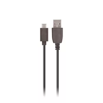   Maxlife USB-A/USB-C kábel, gyorstöltés funkció, 2A, 1m, fekete