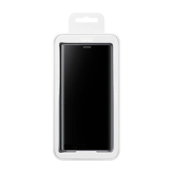 Clear View Case cover Samsung Galaxy S8 oldalra nyíló tok, fekete