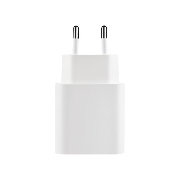 Maxlife MXTC-06 PD QC 20W, USB-C hálózati töltő adapter, gyorstöltő, fehér