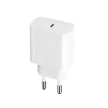 Maxlife MXTC-06 PD QC 20W, USB-C hálózati töltő adapter, gyorstöltő, fehér