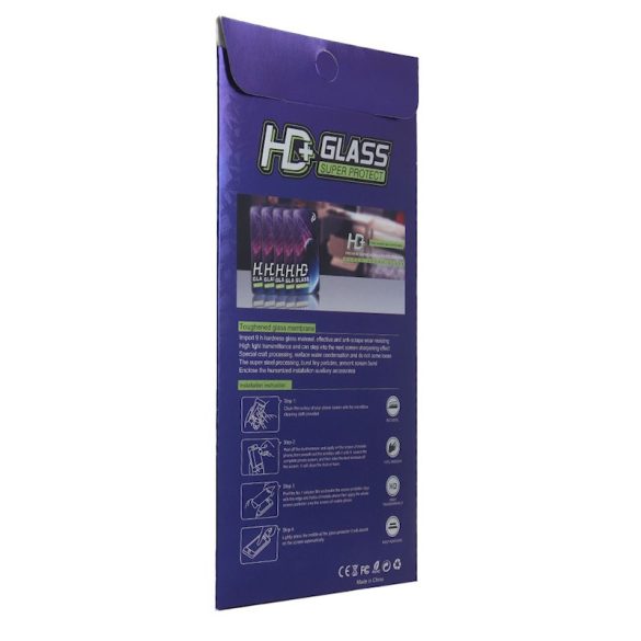 Samsung Galaxy A05s 9D Full Glue teljes kijelzős üvegfólia (tempered glass) 9H keménységű, fekete