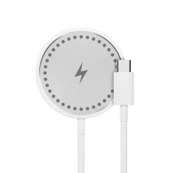   Maxlife MXWC-05 mágneses MagSafe vezeték nélküli töltő, 15W, fehér