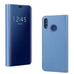 Clear View Case cover Huawei P40 Lite E/Y7P oldalra nyíló tok, kék