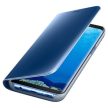 Clear View Case cover Huawei P40 Pro/Pro+ oldalra nyíló tok, kék