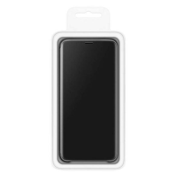 Clear View Case cover Huawei P Smart (2020) oldalra nyíló tok, fekete