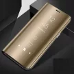 Clear View Case cover Samsung Galaxy A72 4G/5G oldalra nyíló tok, arany