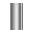 Clear View Case cover Huawei P Smart (2021)/Y7A oldalra nyíló tok, ezüst