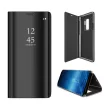 Clear View Case cover Xiaomi Redmi Note 10/Note 10S oldalra nyíló tok, fekete