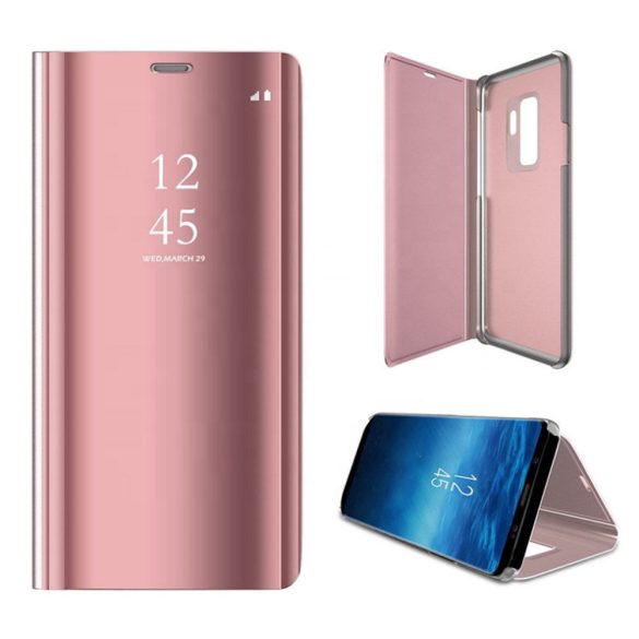 Clear View Case cover Samsung Galaxy A32 4G hátlap, tok, rózsaszín