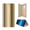 Clear View Case cover Xiaomi Redmi Note 10/Note 10S oldalra nyíló tok, arany