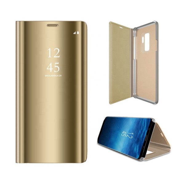 Clear View Case cover Samsung Galaxy A32 4G hátlap, tok, arany