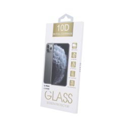   iPhone 13 Pro Max/14 Plus 5D Full Glue teljes kijelzős edzett üvegfólia, 9H keménységű, fekete