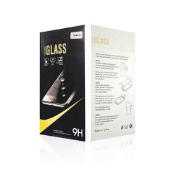   iPhone 11/Xr kijelzővédő edzett üvegfólia (tempered glass) 9H keménységű (nem teljes kijelzős 2.5D sík üvegfólia), matt