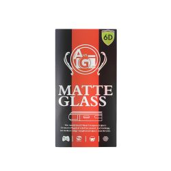   iPhone 12 Mini Matt, 6D Full Glue teljes kijelzős edzett üvegfólia (tempered glass) 9H keménységű, fekete