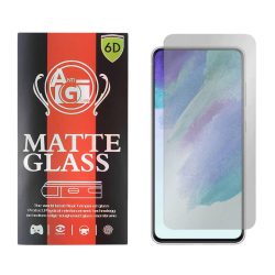   iPhone 12 Pro Max Matt, 6D Full Glue teljes kijelzős edzett üvegfólia (tempered glass) 9H keménységű, matt-fekete