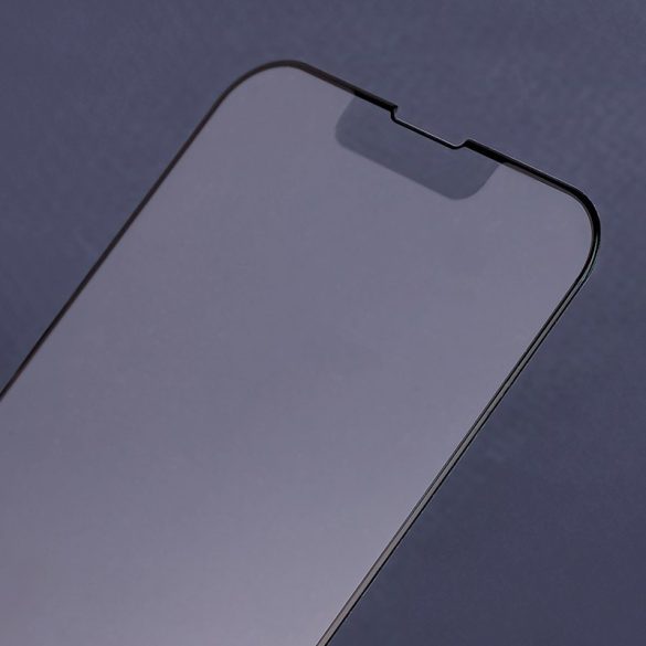 iPhone 11/Xr Matt, 6D Full Glue teljes kijelzős edzett üvegfólia (tempered glass) 9H keménységű, matt-fekete