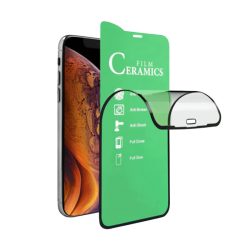   Samsung Galaxy A55 5G 5D Full Glue Ceramic teljes kijelzős edzett üvegfólia (tempered glass) 9H keménységű, fekete