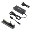 REBEL Univerzális Laptop hálózati töltő, 90W, 18-20V, automatic, fekete